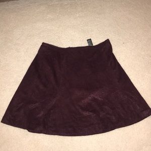 Suede Mini-Skirt